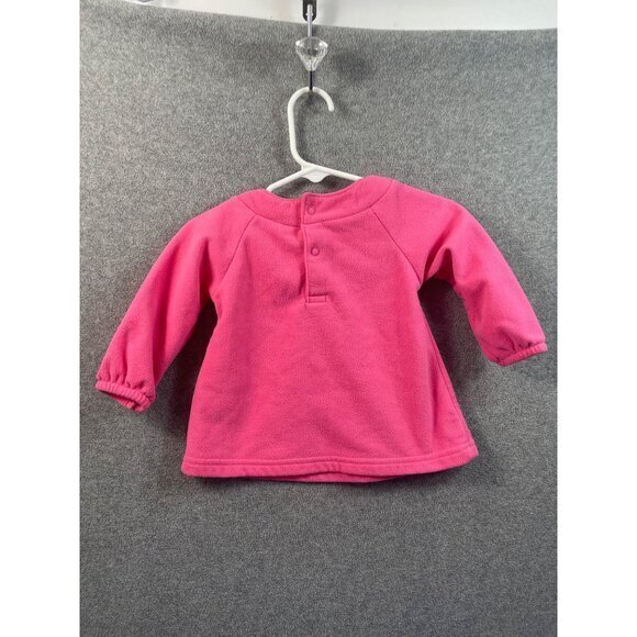 Child of Mine Carter's 6-9 Months Pink Penguin Applique Fleece Top - Picture 2 of 5